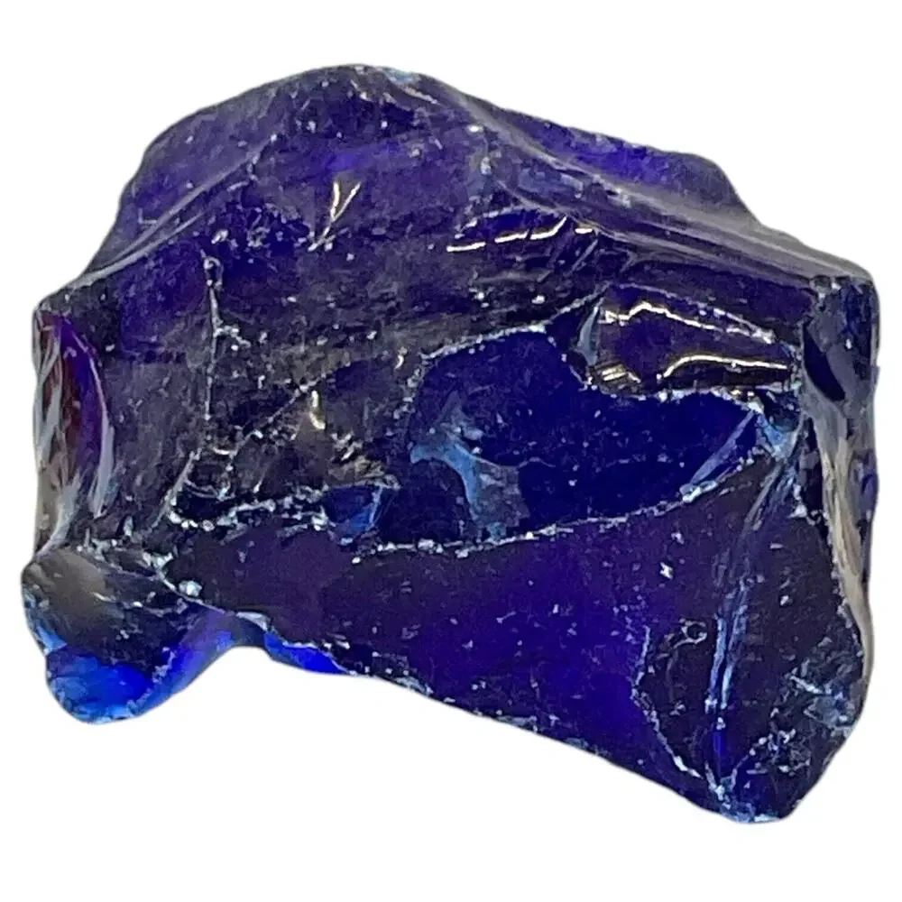 Cobalt Translucent Art Glass Cullet Slag Glass‎ #5XL31